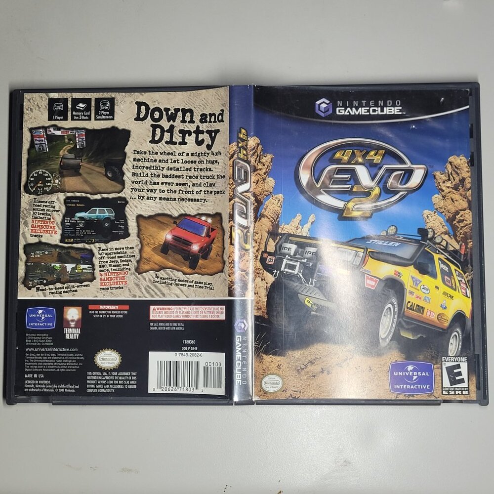 4x4 EVO 2 Nintendo Gamecube complete cib